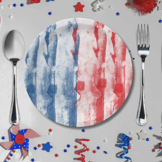 Assiettes En Carton Fille élégante américaine Fête de baby shower le 4