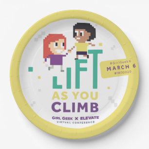 Assiettes En Carton Fille Geek X Elevate + Plaques de fête #IWD2020 9