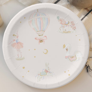 Assiettes En Carton Fille princesse Fairytale Ballerina fête d'anniver