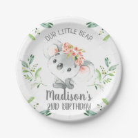 Filles Aquarelle Koala Ours Anniversaire