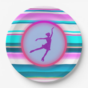 Assiettes En Carton Filles Patinage artistique