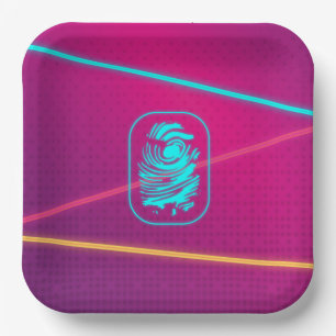 Assiettes En Carton Filles Spy Party Plaques laser
