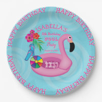 Flamant rose Rose Floral Anniversaire