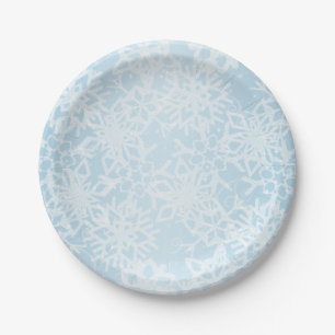 Assiettes En Carton Flambeaux d'hiver