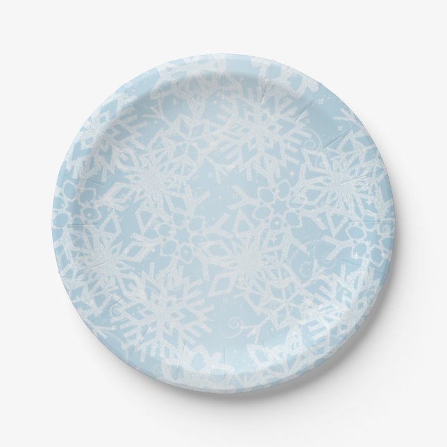 Assiettes En Carton Flambeaux d'hiver (Devant)