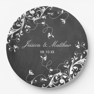 Assiettes En Carton Flèches blanches sur tableau de bord
