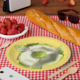Assiettes En Carton Fleur amusante de marguerite printemps été mariage