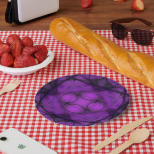 Assiettes En Carton Fleur de crépuscule
