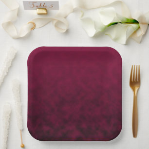 Assiettes En Carton Fleur Écrasée
