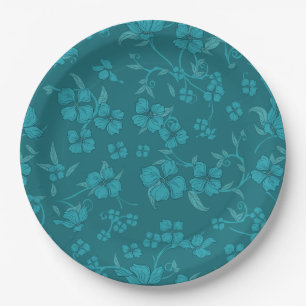 Assiettes En Carton Fleurs déplaisantes Motif 2