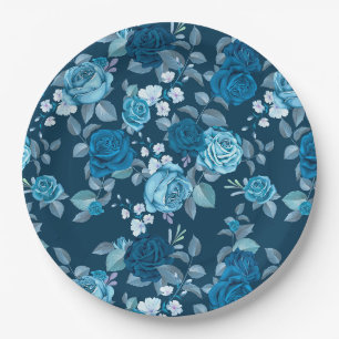 Assiettes En Carton Floral