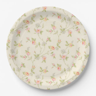 Assiettes En Carton Floral