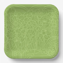 Flower Garden Green