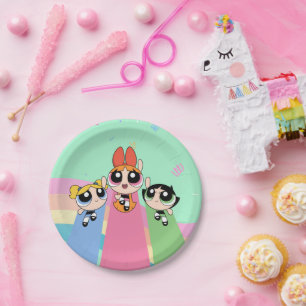 Assiettes En Carton Fly high Powerpuff