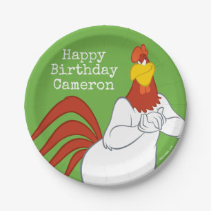 Assiettes En Carton Foghorn Leghorn   Mauvais regard