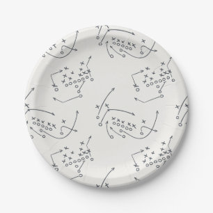Assiettes En Carton Football Little All Star Touchdown Play