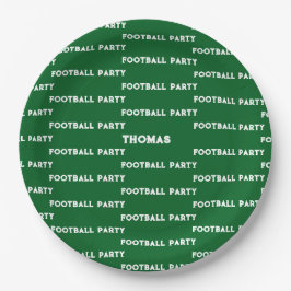 Assiettes En Carton Football Party