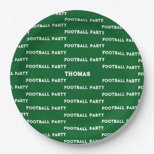 Assiettes En Carton Football Party