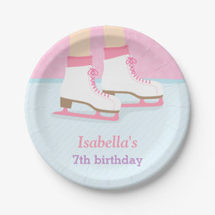 Assiettes En Carton Fournitures de fête d'anniversaire pour filles de