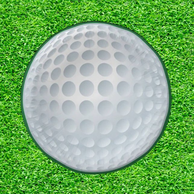 Assiettes En Carton Fournitures Extraordinaires de parties de golf (Swing into Fun with Every Plate!)