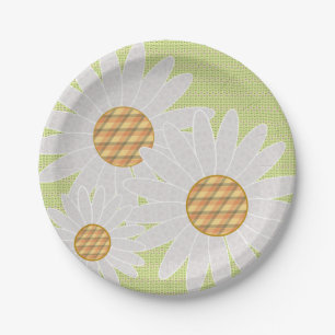 Assiettes En Carton Fous Daisées Plaques de papeterie
