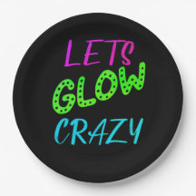 Fous de lueur de patinage néon anniversaire