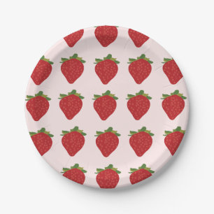 Assiettes En Carton Fraise Berry Sweet Anniversaire Fraises