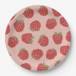 Assiettes En Carton framboise rose