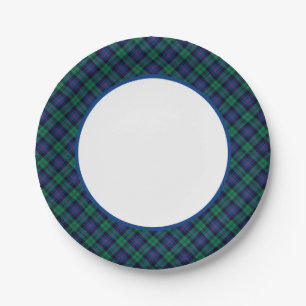 Assiettes En Carton Frontière Armstrong Clan Tartan