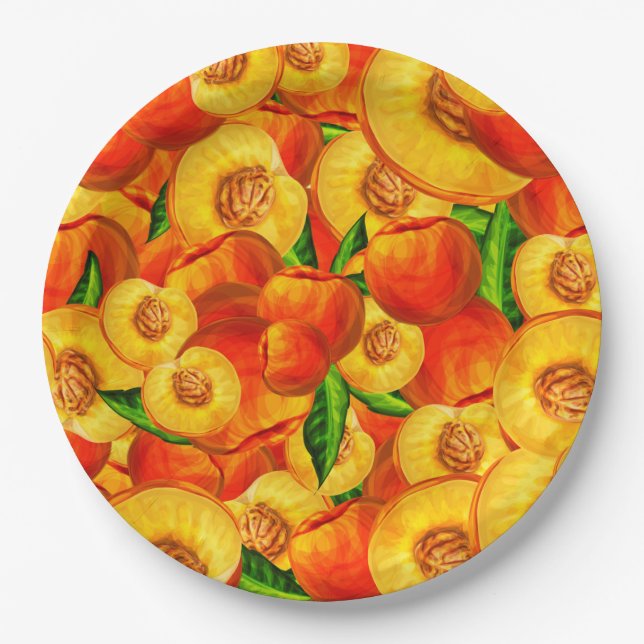 Assiettes En Carton Fruit (Devant)