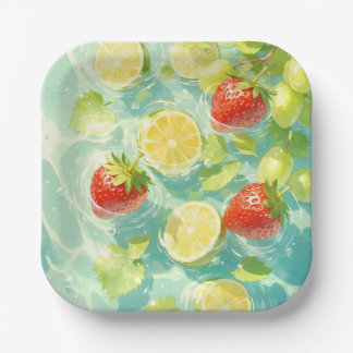 Assiettes En Carton Fruit