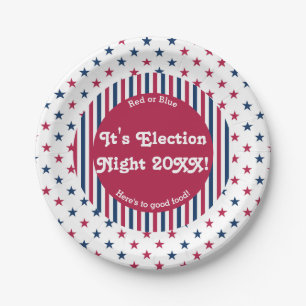Assiettes En Carton Funny Election Night Party Celebration 2024