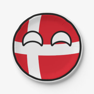 Assiettes En Carton Funny Trending Geeky Danemark Camptryball