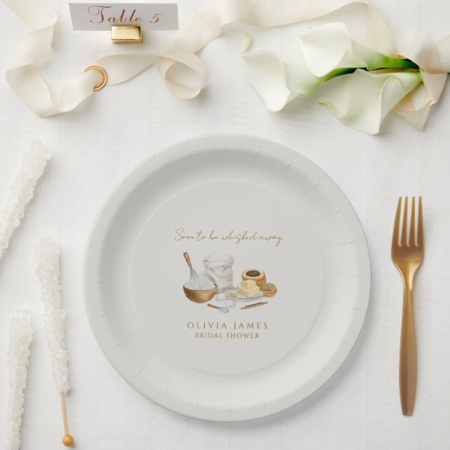 Assiettes En Carton Futur shower de mariage à emporter (Mariage)