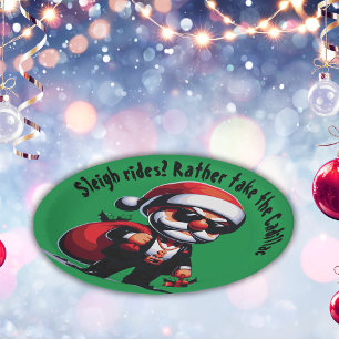 Assiettes En Carton Gangster - Sleigh Rides ? Plutôt prendre Cadillac