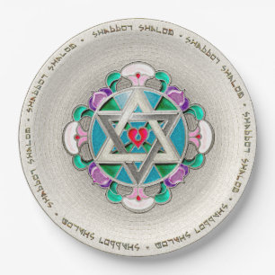 Assiettes En Carton Garden Star Shabbos
