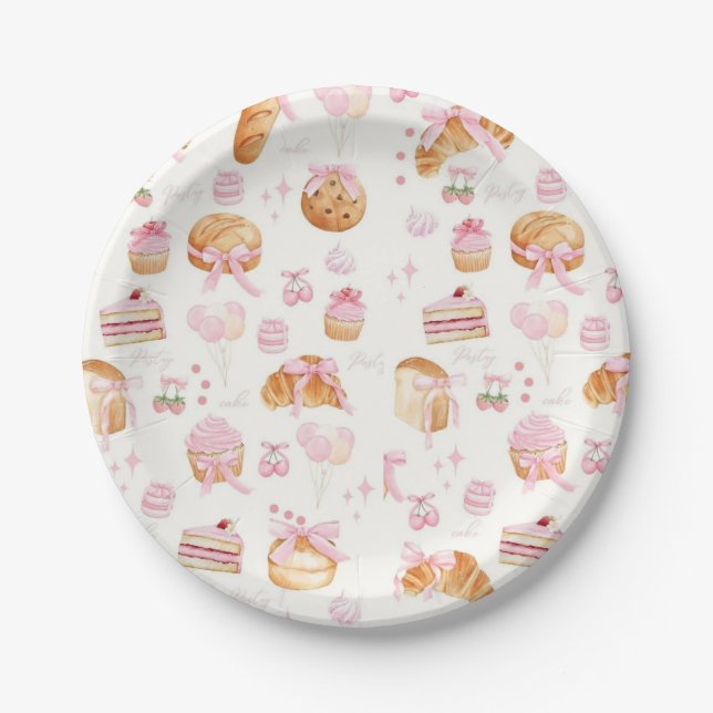 Assiettes En Carton Gâteau (Devant)