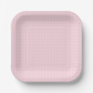 Assiettes En Carton Géographique ROK Et Blanc