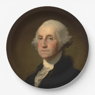 Assiettes En Carton George Washington 1er président américain par Stua