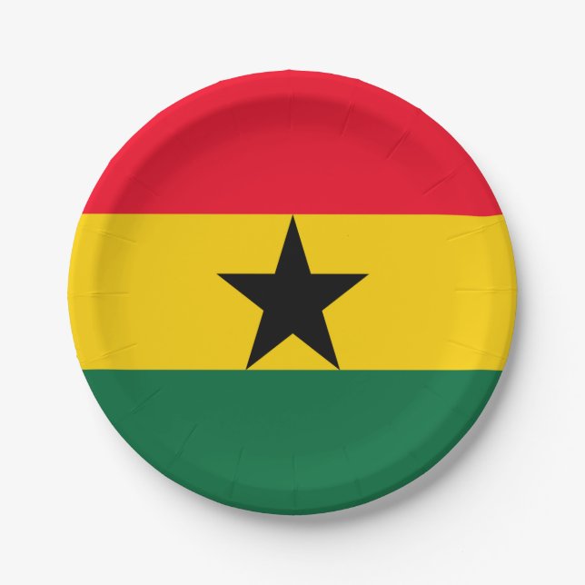 Assiettes En Carton Ghana (Devant)