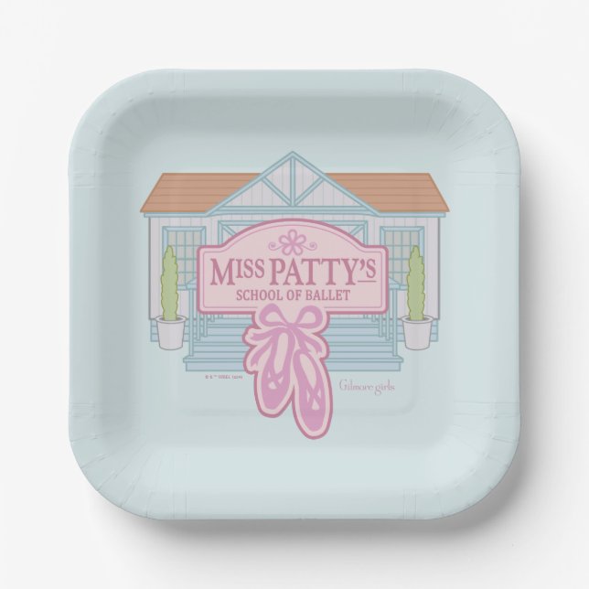 Assiettes En Carton Gilmore Girls | École de ballet de Mlle Patty (Recto)