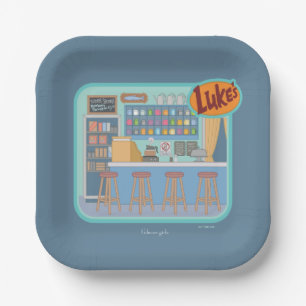 Assiettes En Carton Gilmore Girls   Luke's Diner Graphic