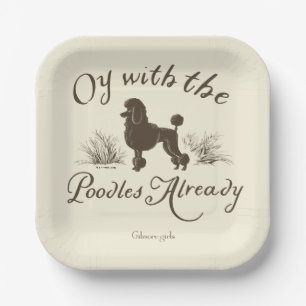 Assiettes En Carton Gilmore Girls Oy avec les PoodlesDesign