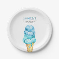 Glace Blue Boys fête d'anniversaire
