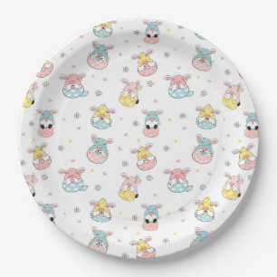 Assiettes En Carton Gnomes de Pâques
