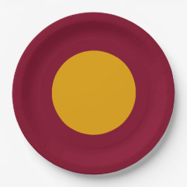 Assiettes En Carton Gold Centered Custom Party Plate