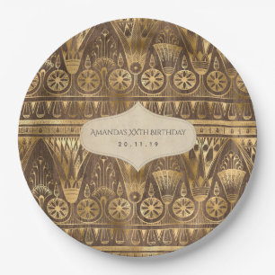 Assiettes En Carton Gold Foil parti
