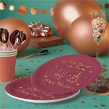 Gold Line Art New Year Design