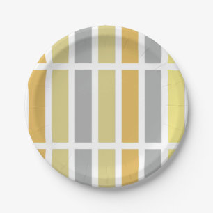 Assiettes En Carton Gold Silver Bronze Metal Hues