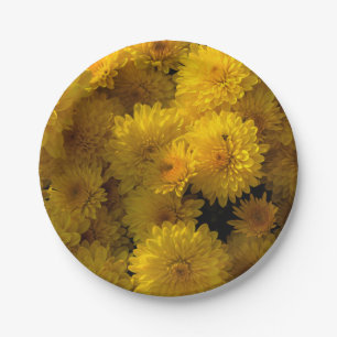 Assiettes En Carton Golden Mums